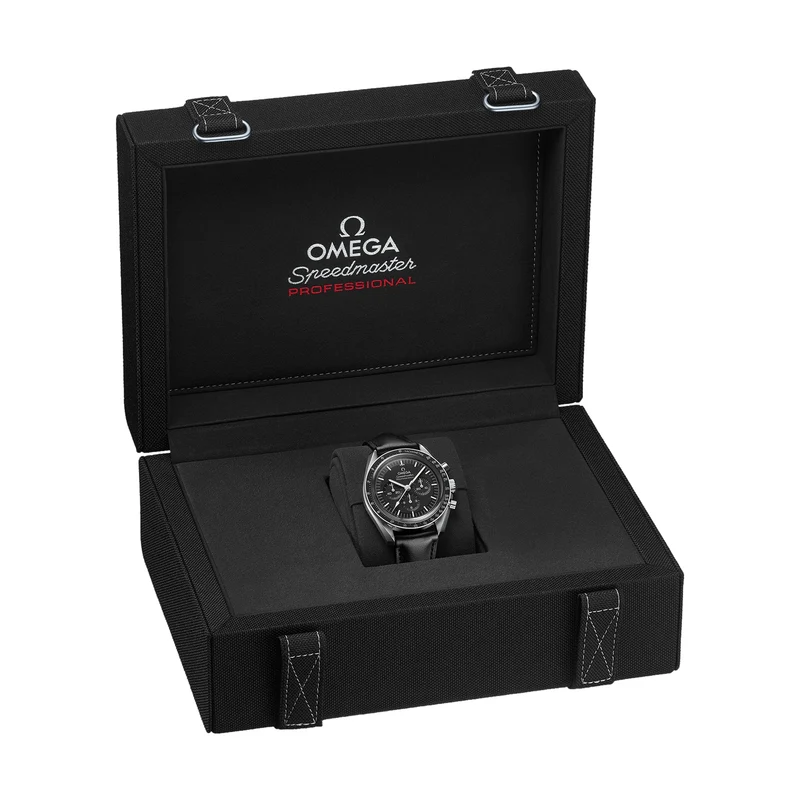 Speedmaster Moonwatch Professional Sapphire 42mm - Black on Leather Strap