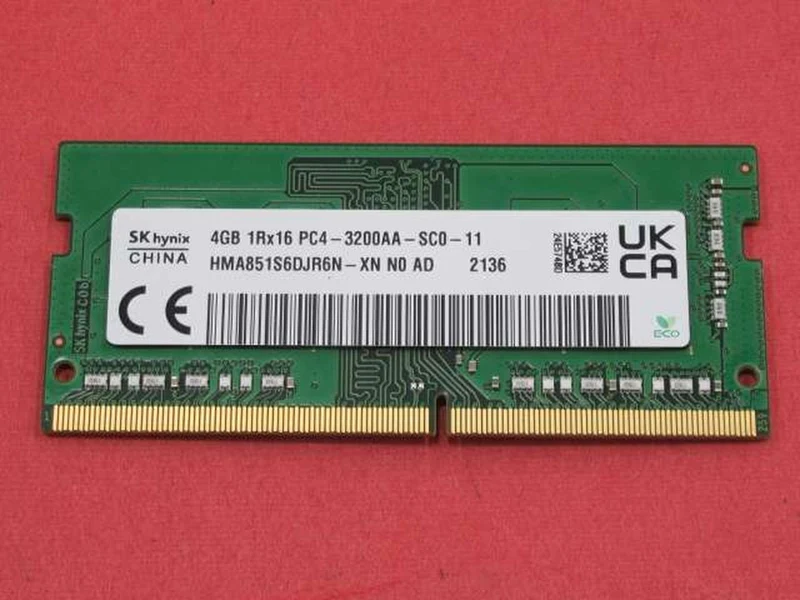 SK HYNIX [Für Notebook-PCs] PC4-4GB Arbeitsspeicher PC4-3200A-SC0-11 4GB