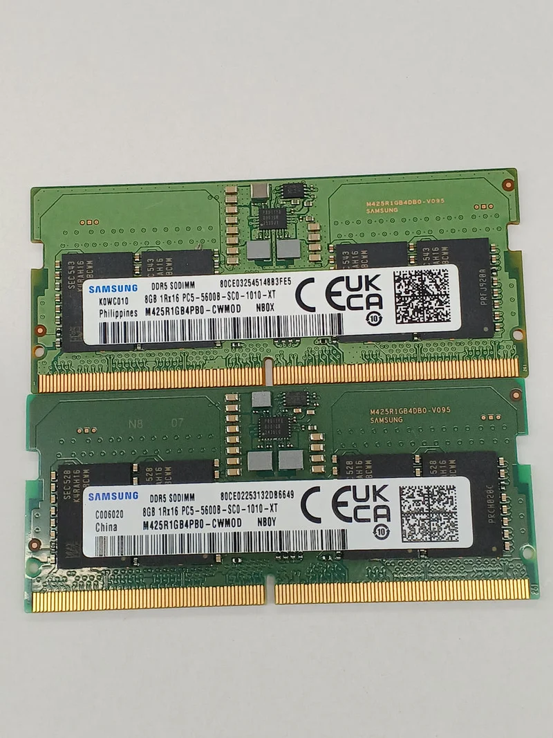 SAMSUNG PC5-44800 (DDR5-5600B) 8GB 2 Sticks M425R1GB4PB0-CWM0D