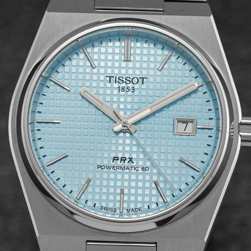 PRX "Glacier" Automatic Powermatic 80 40mm - Ice Blue on Bracelet