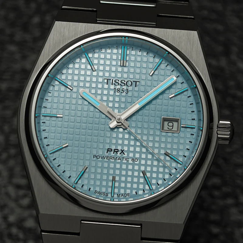 PRX "Glacier" Automatic Powermatic 80 40mm - Ice Blue on Bracelet