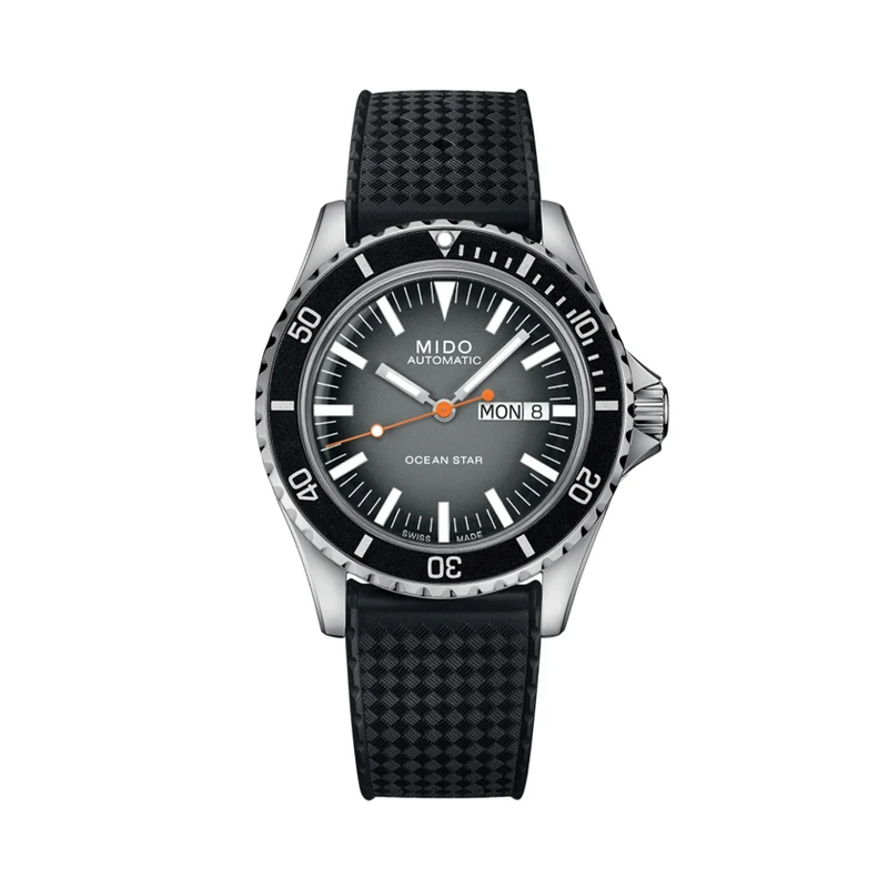 Ocean Star Tribute 40.5mm - Grey on Rubber Strap