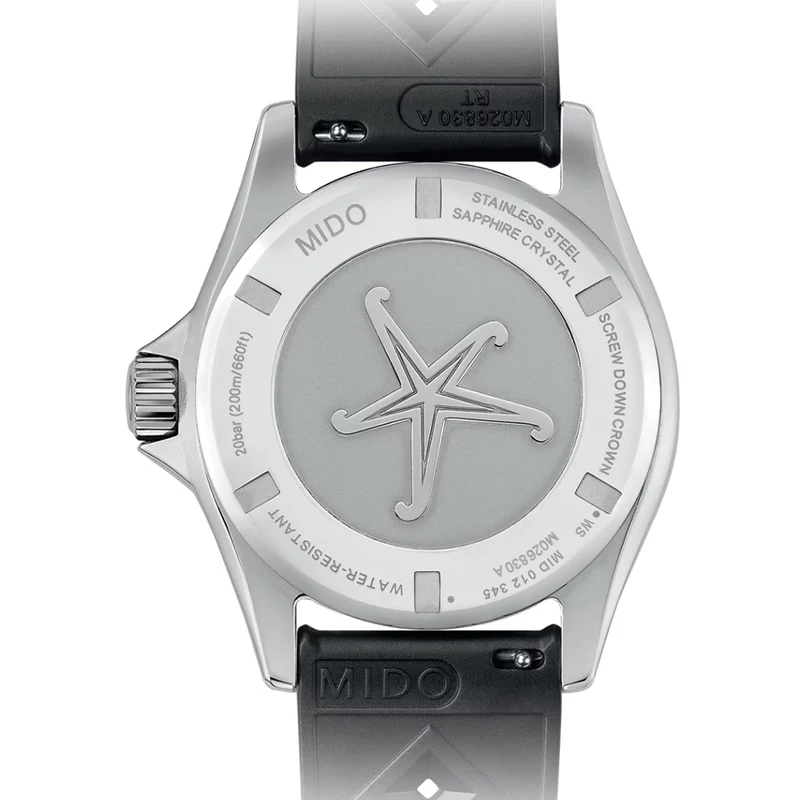 Ocean Star Tribute 40.5mm - Red on Rubber Strap
