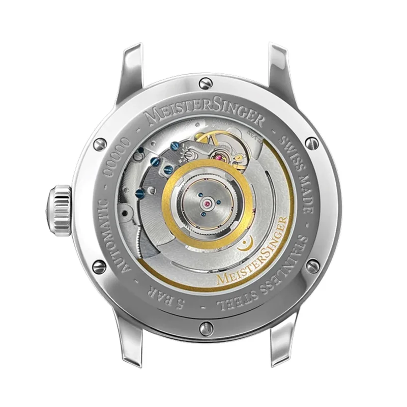 №03 43mm - Blue on Leather Strap