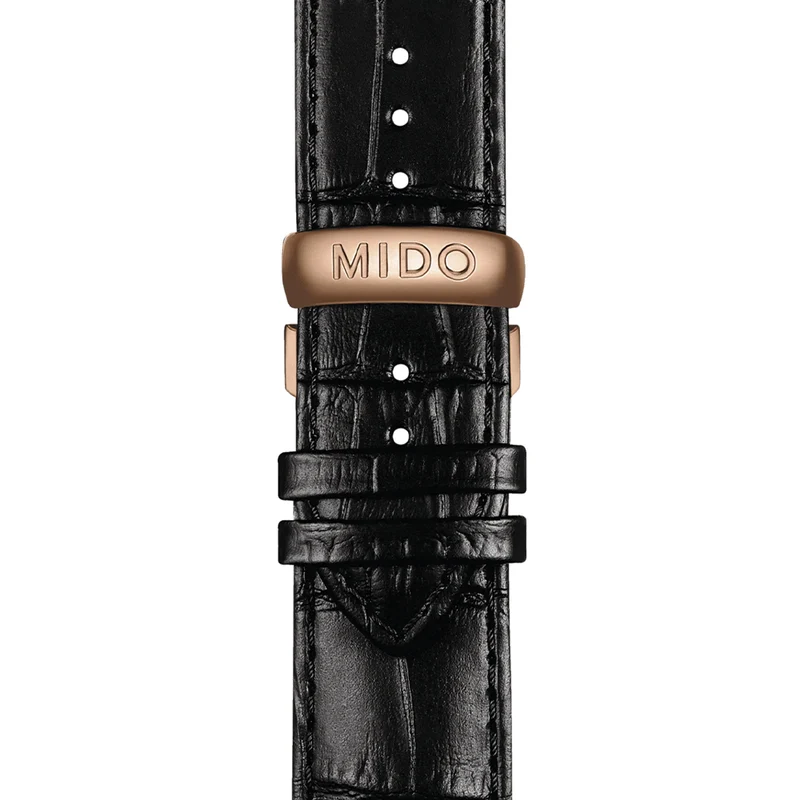 Commander Big Date 42mm - Black on Leather Strap