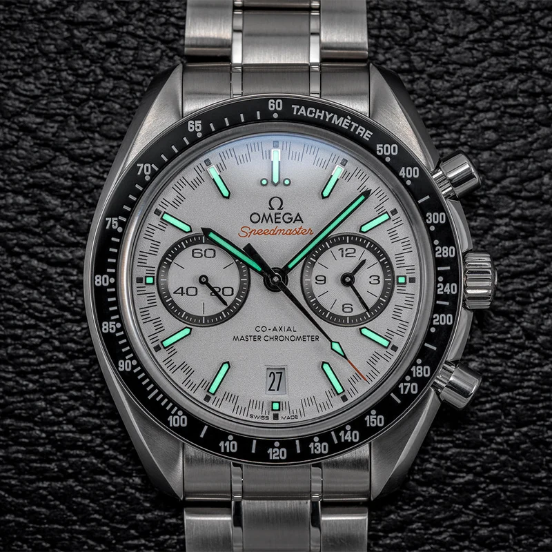 Speedmaster Racing Chronograph 44.25mm - White on Bracelet