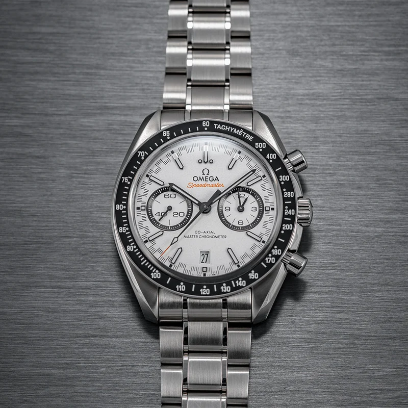 Speedmaster Racing Chronograph 44.25mm - White on Bracelet