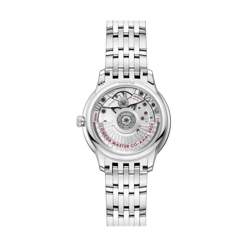De Ville Prestige 34mm - White, Mother-of-Pearl on Bracelet