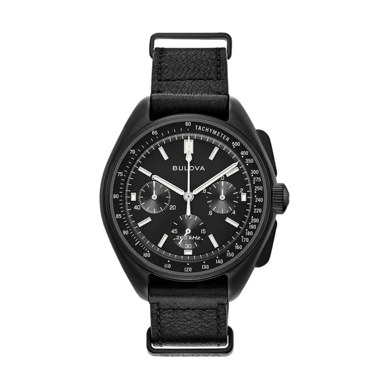 Lunar Pilot Black PVD Special Edition 45mm - Black on One-Piece Strap