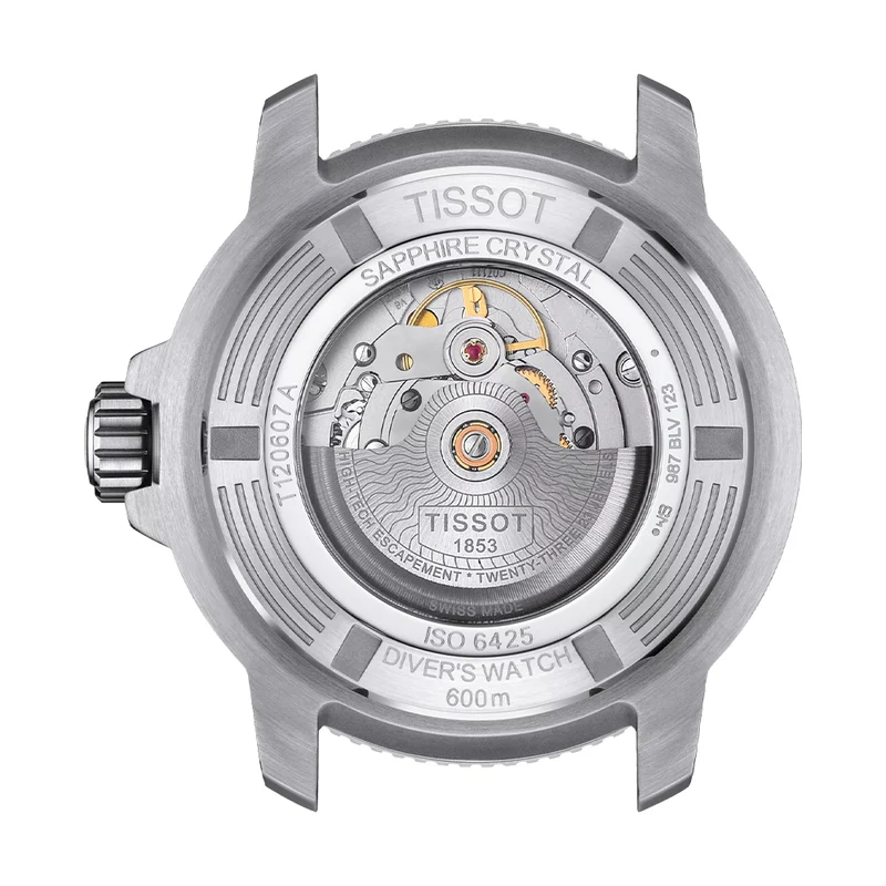 Seastar 2000 Professional Powermatic 80 46mm - Black on Rubber Strap