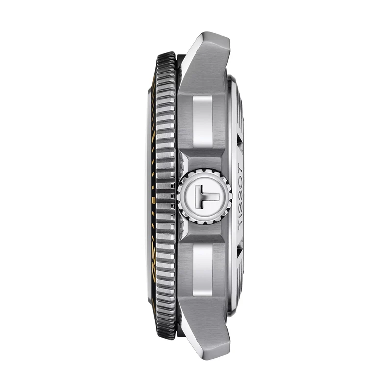 Seastar 2000 Professional Powermatic 80 46mm - Black on Rubber Strap