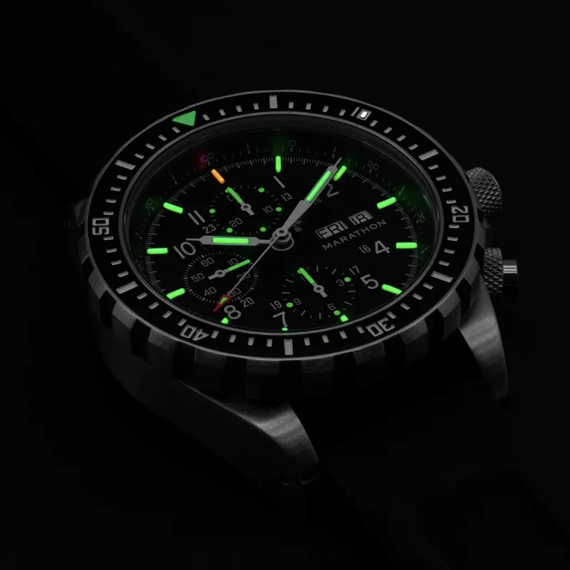 CSAR Pilot's Automatic Chronograph 46mm - Black on Bracelet