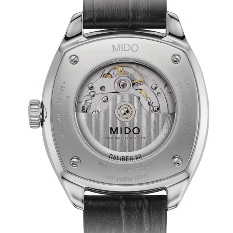 Belluna Royal Gent 41.8mm - Rhodium on Leather Strap