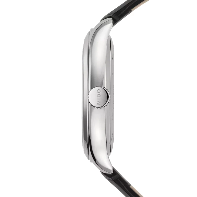 Belluna Royal Gent 41.8mm - Rhodium on Leather Strap