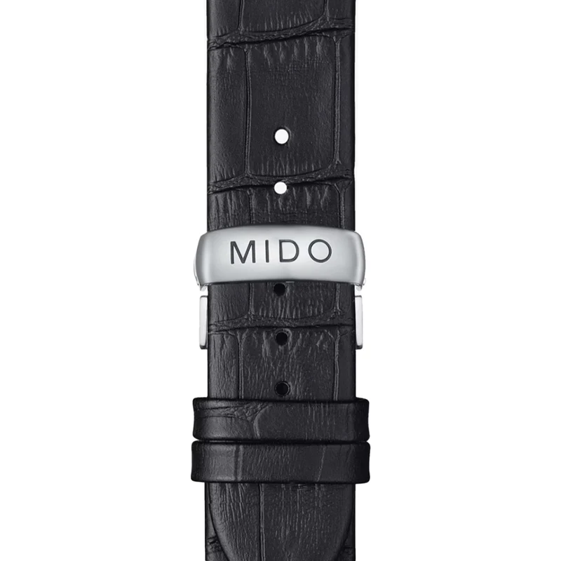 Belluna Royal Gent 41.8mm - Rhodium on Leather Strap