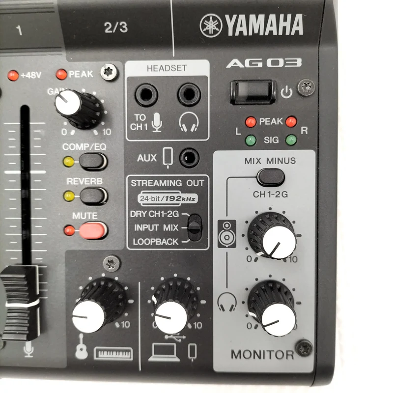 YAMAHA Live-Streaming-Mixer AG03MK2