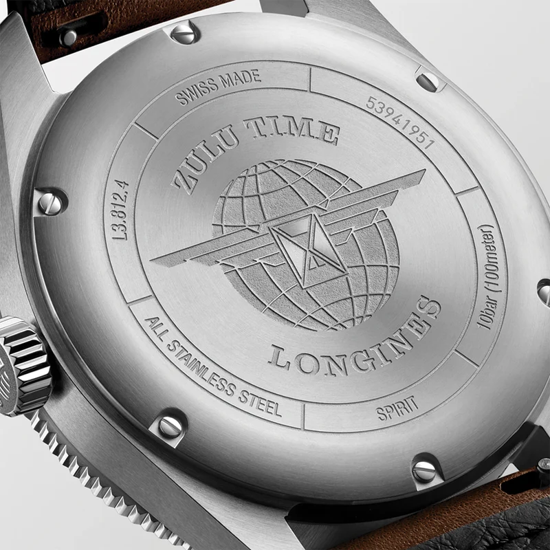 Spirit Zulu Time 42mm - Black on Leather Strap