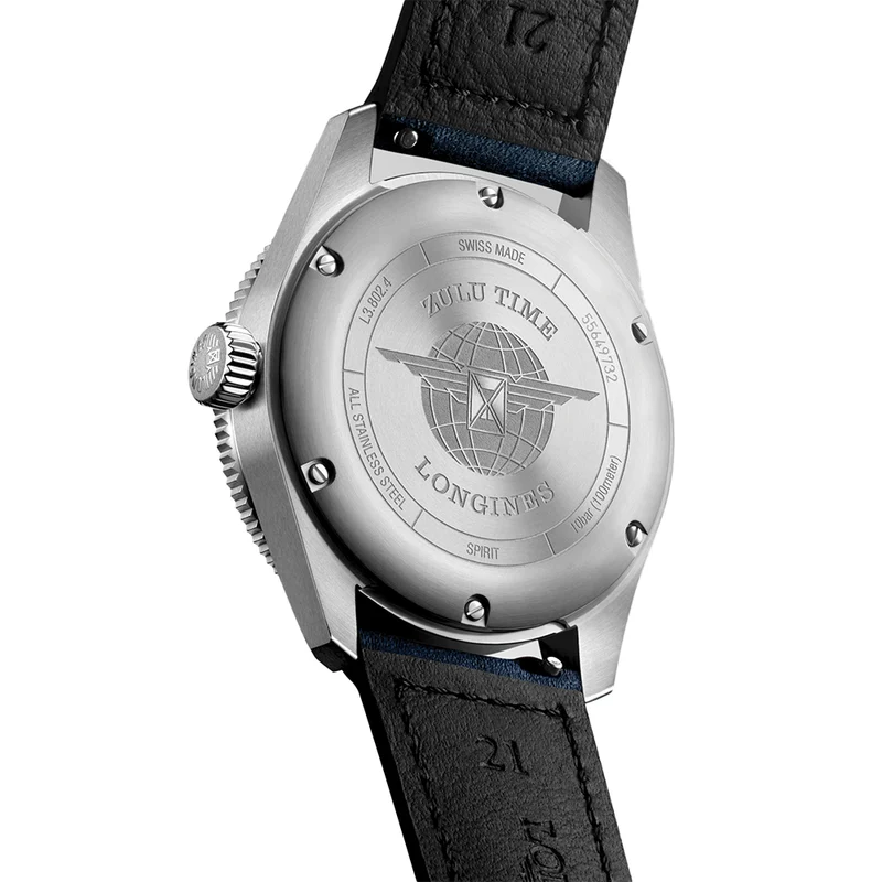 Spirit Zulu Time 39mm - Blue on Leather Strap