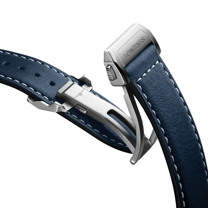 Spirit Zulu Time 39mm - Blue on Leather Strap