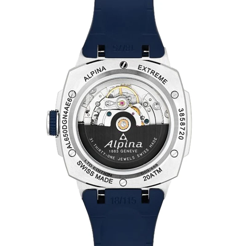 Alpiner Extreme Automatic 41mm - Grey on Rubber Strap