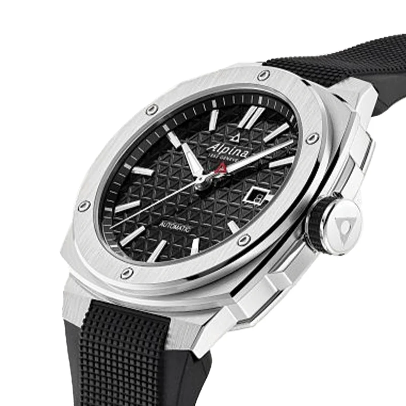 Alpiner Extreme Automatic 41mm - Black on Rubber Strap