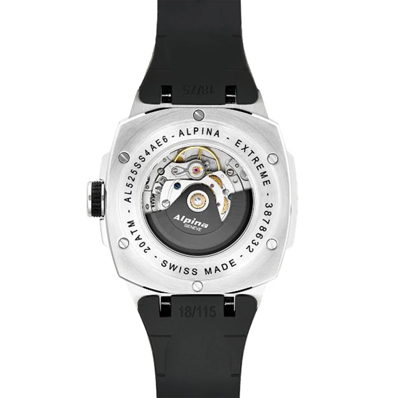 Alpiner Extreme Automatic 41mm - Black on Rubber Strap