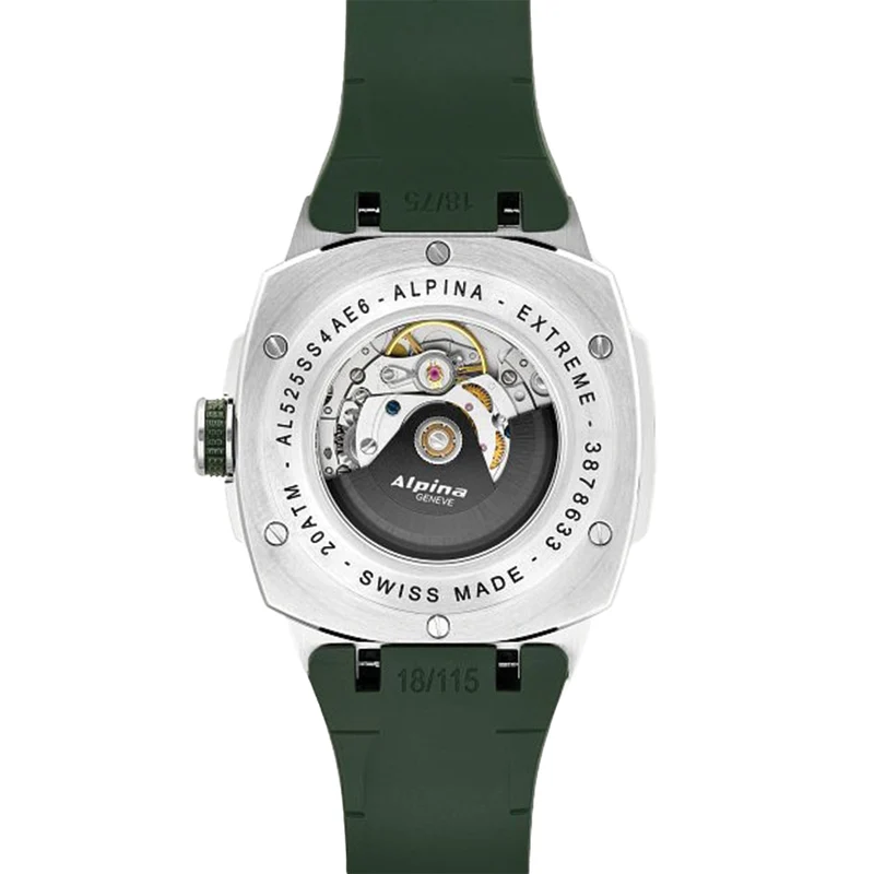 Alpiner Extreme Automatic 41mm - Green on Rubber Strap