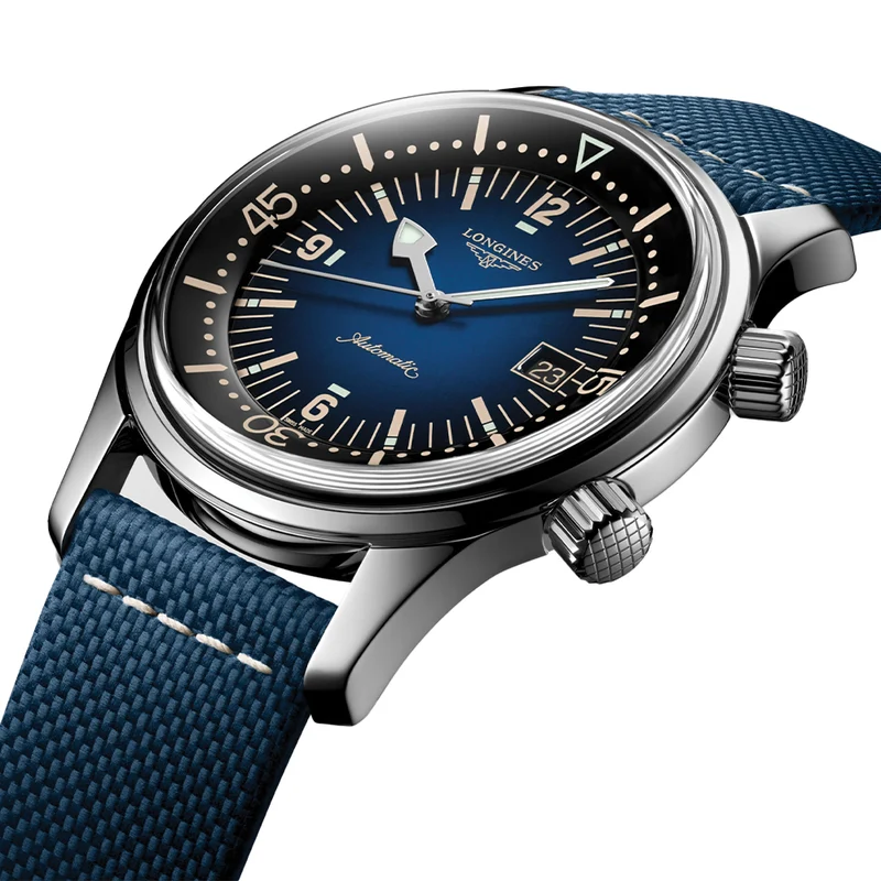 Legend Diver 42mm - Blue on Leather Strap