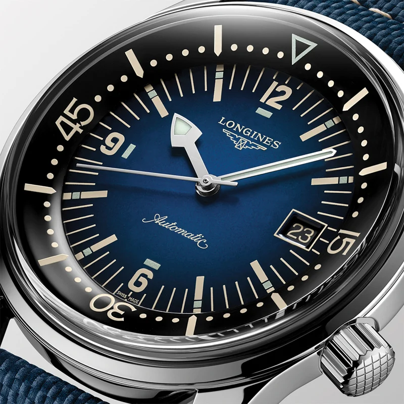 Legend Diver 42mm - Blue on Leather Strap