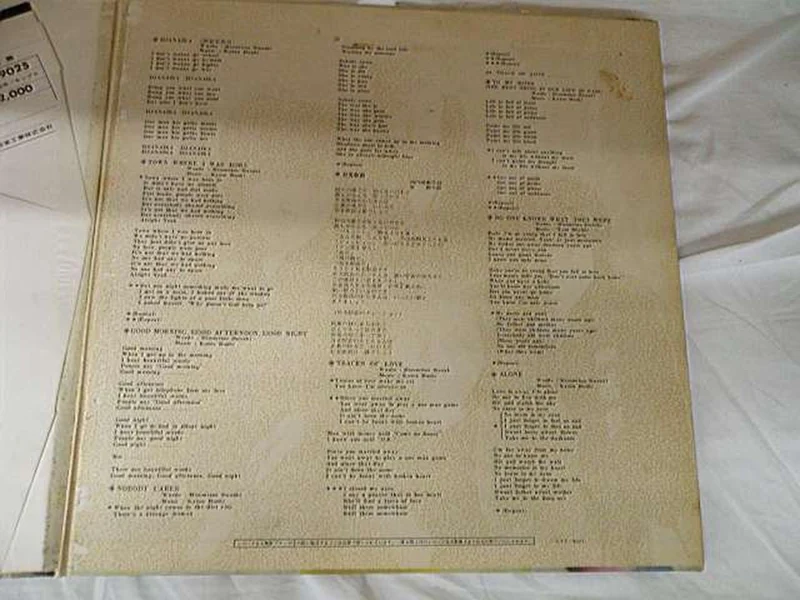 Toshiba Japanische Musik LTP-9025 / Keine Kommentare erforderlich