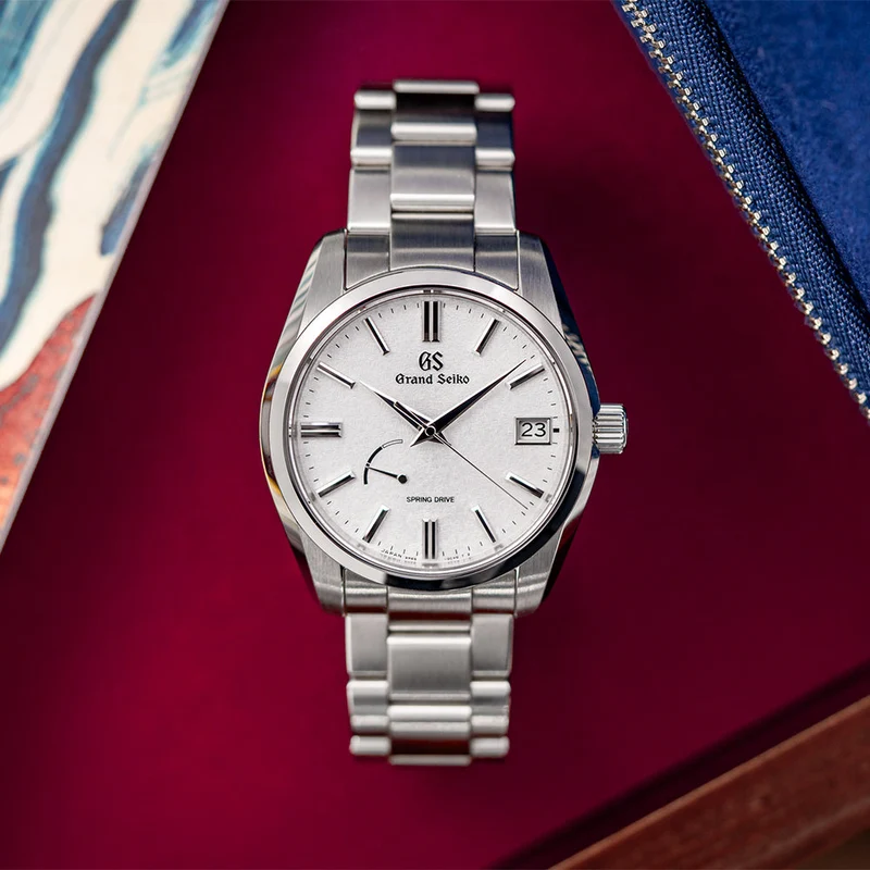 SBGA465 Heritage Automatic Spring Drive 40mm - "Frost" White on Bracelet