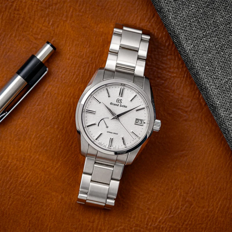 SBGA465 Heritage Automatic Spring Drive 40mm - "Frost" White on Bracelet