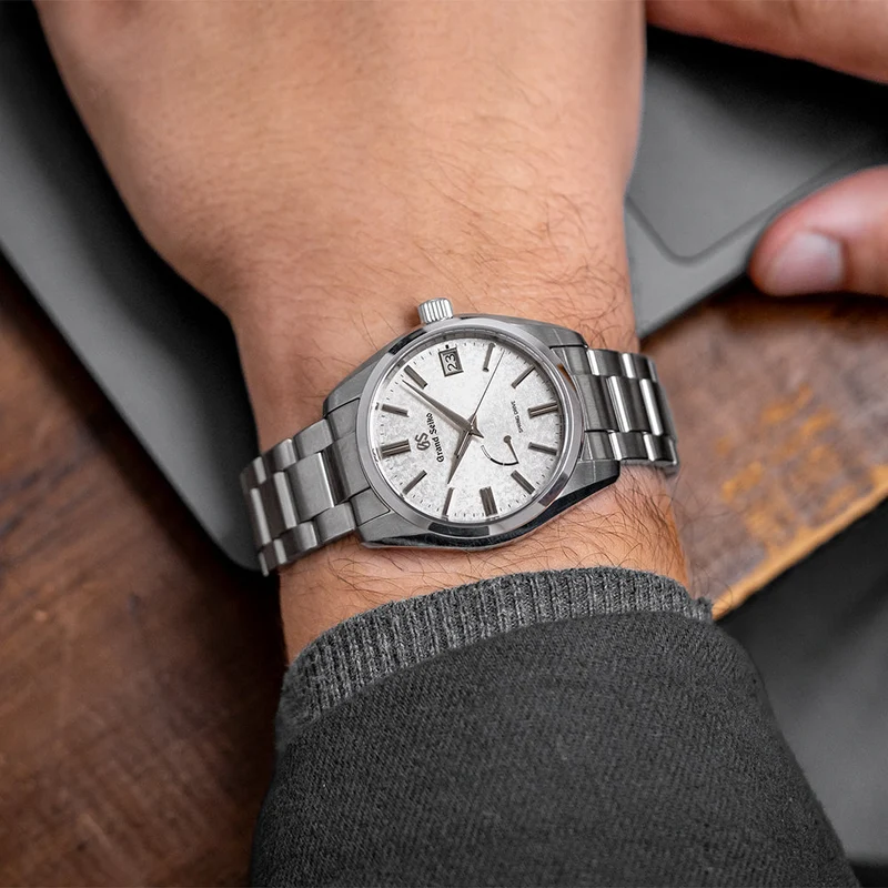 SBGA465 Heritage Automatic Spring Drive 40mm - "Frost" White on Bracelet
