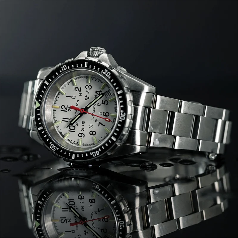 MSAR Type II Diver's Automatic Arctic Edition 36mm - White on Bracelet