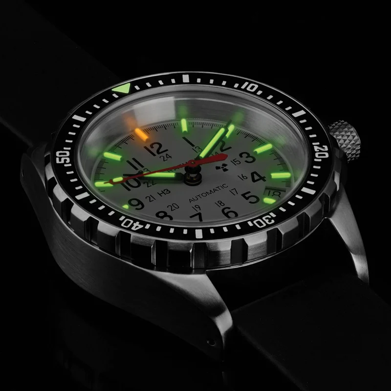 MSAR Type II Diver's Automatic Arctic Edition 36mm - White on Bracelet
