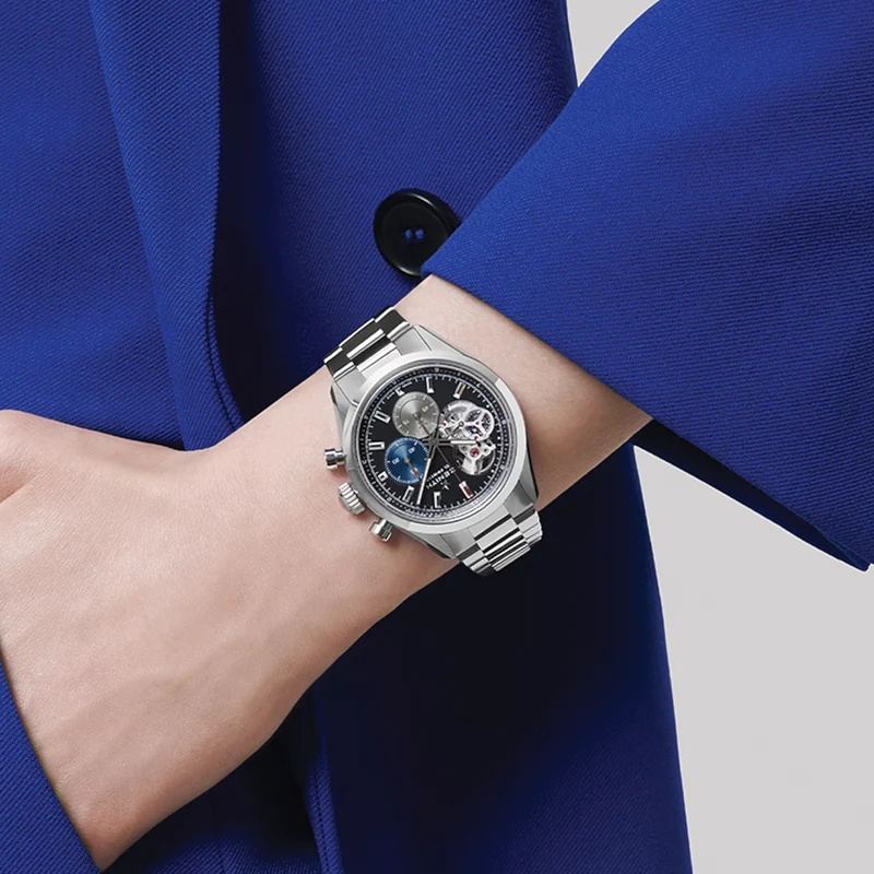 Chronomaster Open 39.5mm - Black on Bracelet