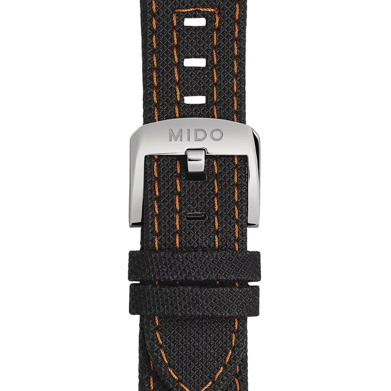 Ocean Star Tribute 40.5mm - Black on Bracelet w/ Additional Fabric Strap