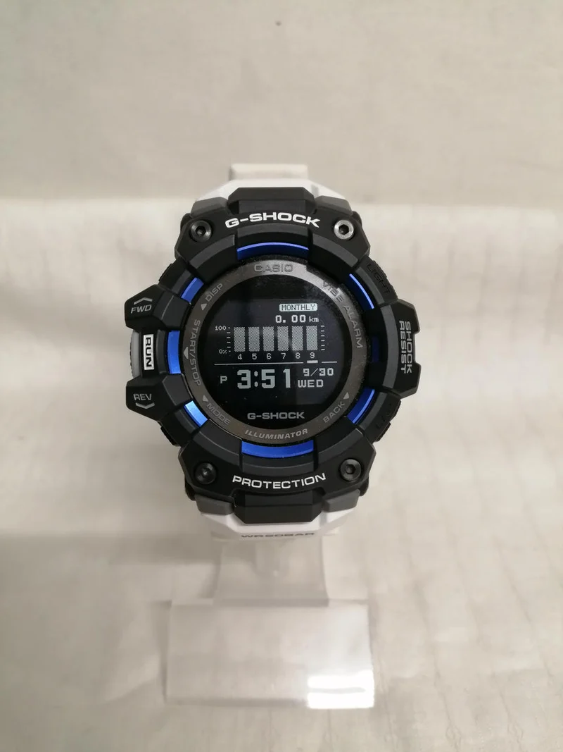 CASIO G-SHOCK SCHWARZ/WEISS/GBD-100