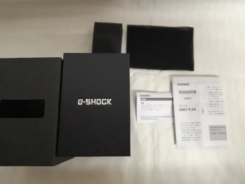 CASIO G-SHOCK SCHWARZ/WEISS/GBD-100