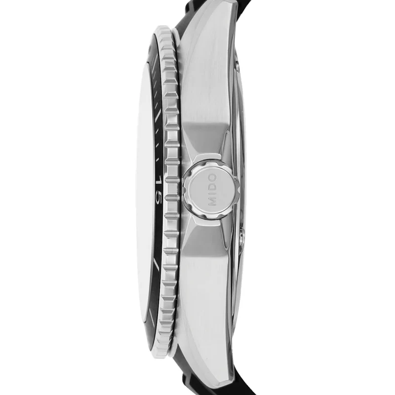 Ocean Star Captain 42.5mm - Black on Rubber Strap