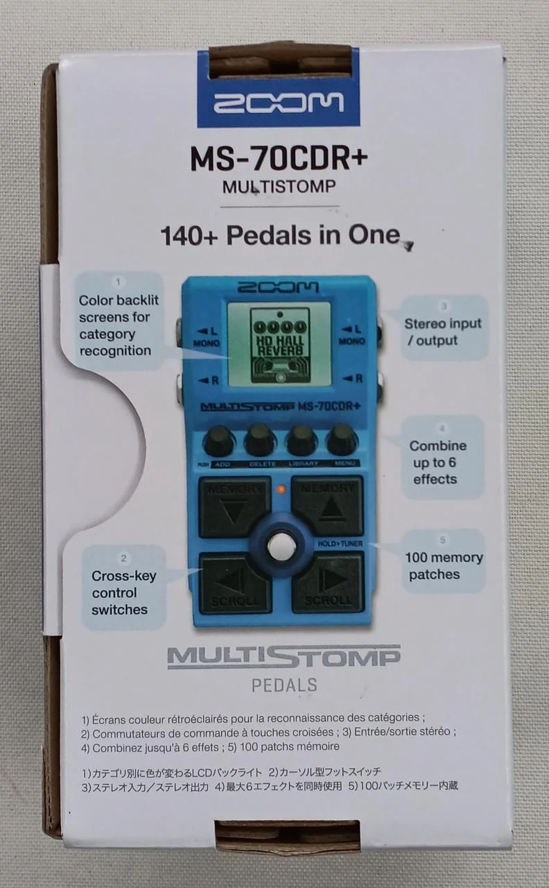 ZOOM Multi-Effektpedal MS-70CDR+