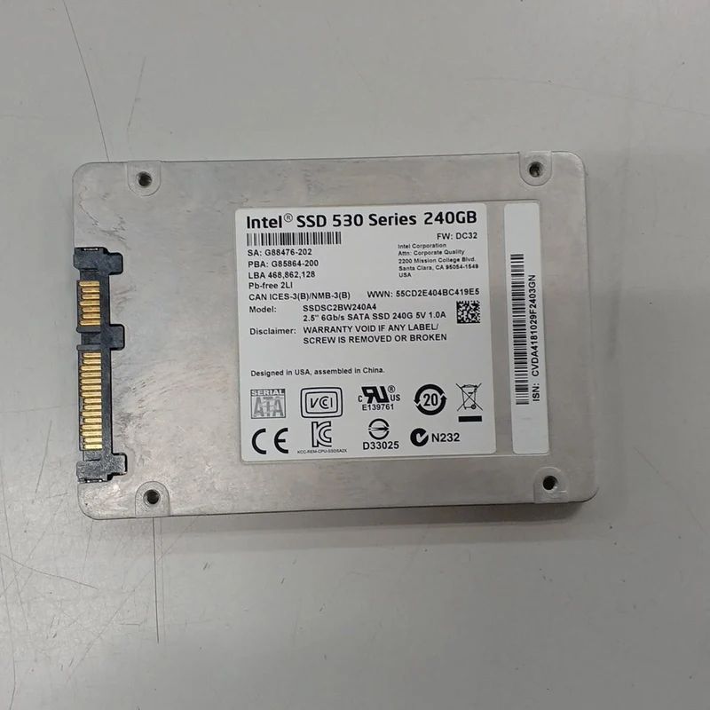 INTEL SSD SSDSC2BW240A4