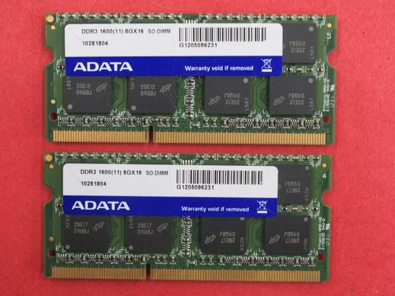 ADATA [Für Notebook-PCs] DDR3 1600 8GB×2 Chips DDR3 1600(11) 8GX16 SO-DIMM