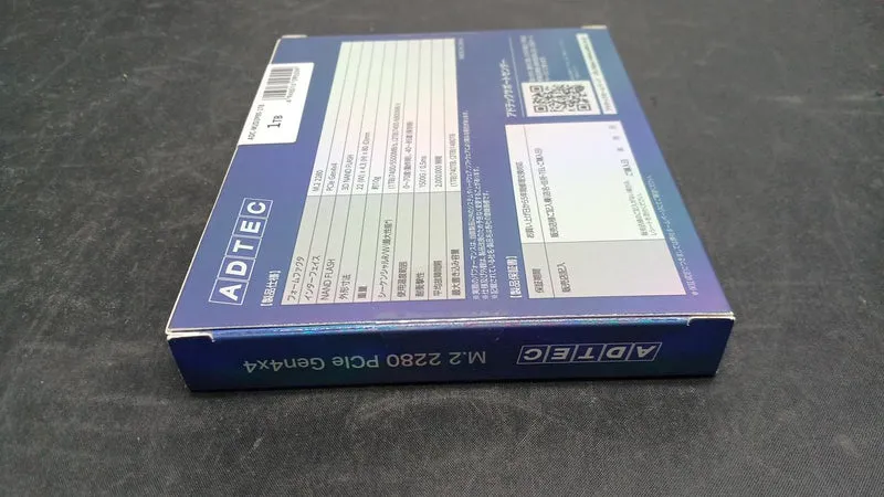 ADTEC M.2 SSD ADC-M2D2P80-1TB
