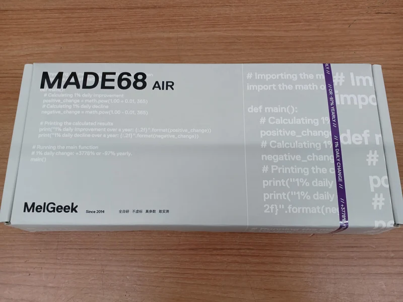 MELGEEK Gaming-Tastatur MADE68 AIR