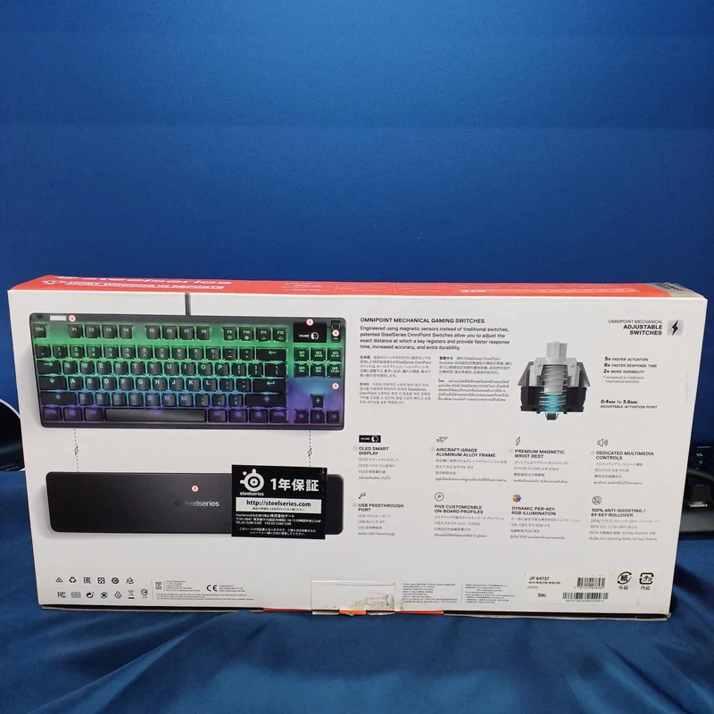 STEELSERIES Gaming-Tastatur APEX PRO TKL (JP64737)
