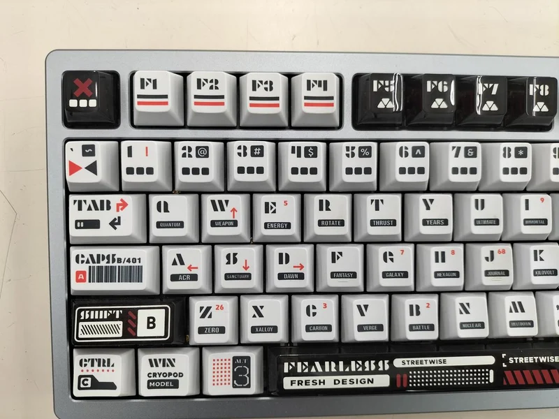 [SCHROTT] WOBKEY Gaming-Tastaturen PRT75GREY