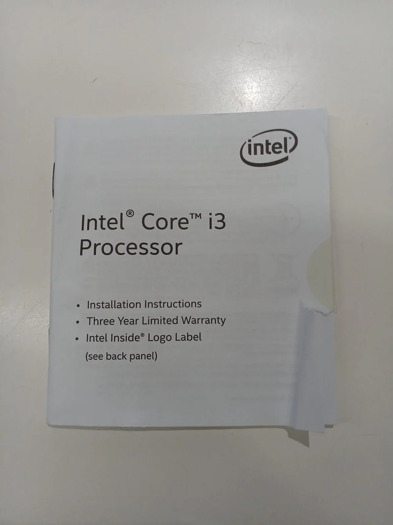 Intel CPU i3-9100