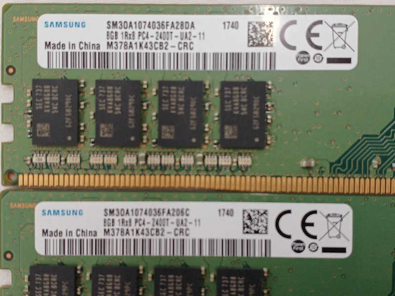 SAMSUNG DDR4-Speicher 8 GB x2 M378A1K43CB2-CRC