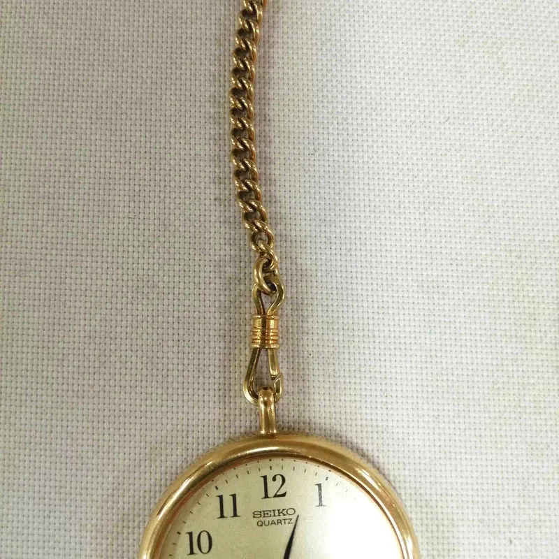 SEIKO Glücksbringer-Taschenuhr 2C21-0140